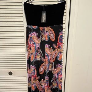 Boohoo Dresses Boohoo Fiona Bandeau Paisley Maxi Dress Size2